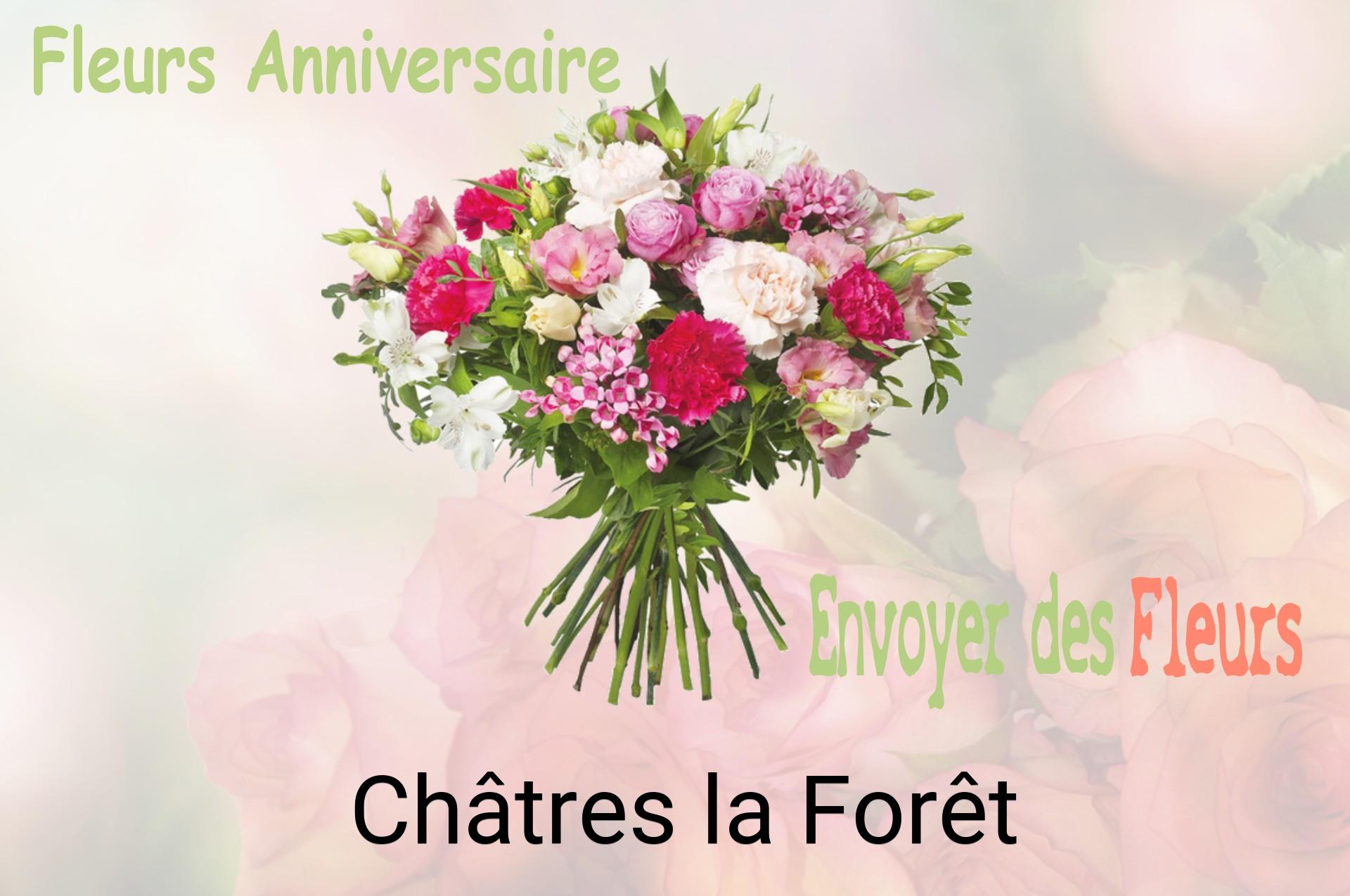 Bouquet de fleurs d’anniversaire livré à Châtres-la-Forêt